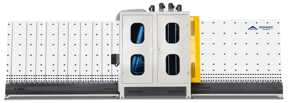 CE Vertical Low-E Float Glass Washing Drying Machine Automatic Insulating Glass Cleaning Washer with Stainless Steel and Air Water Heater for Window and Door