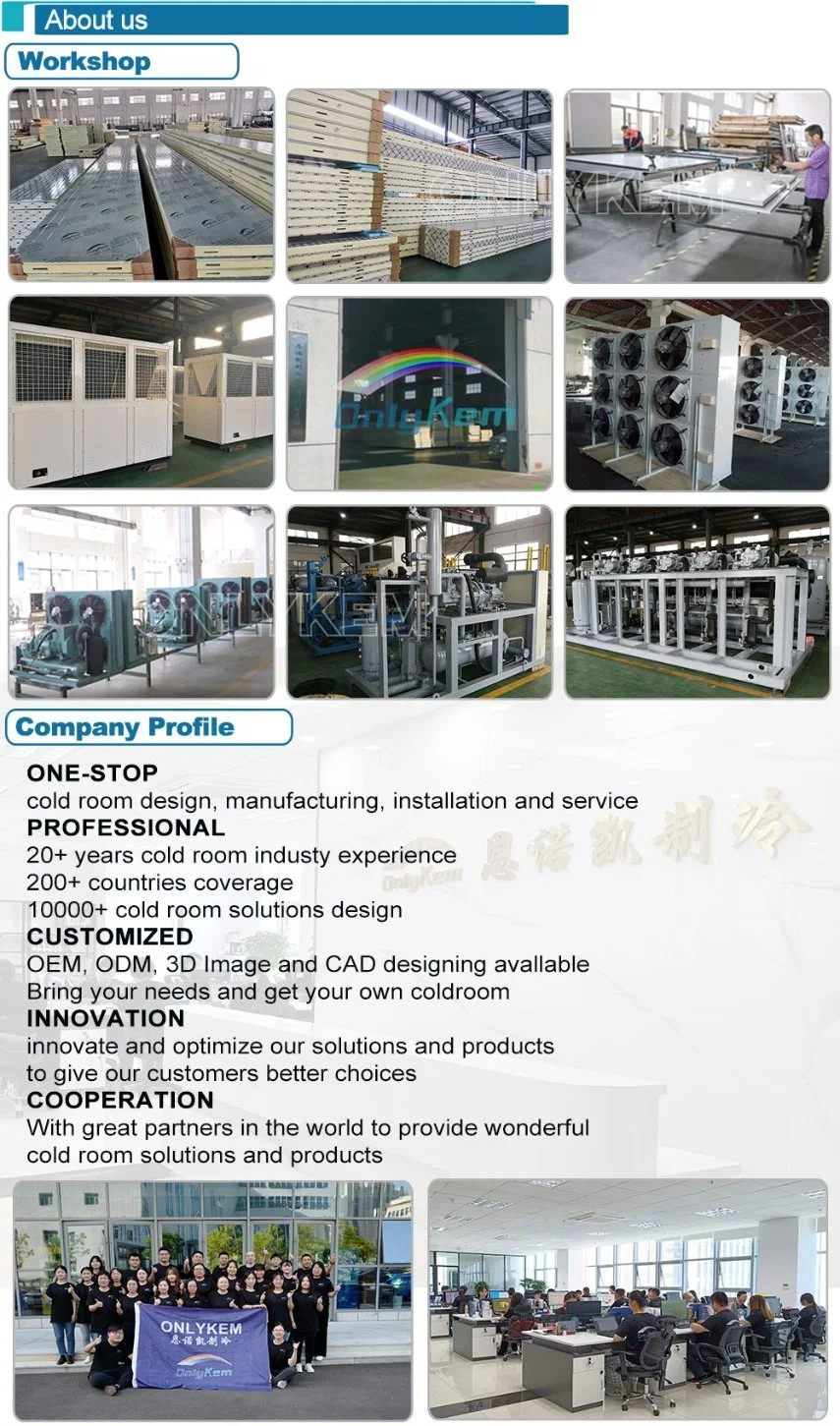 Flower Display Walk in Cooler Cold Storage Room with Glass Door