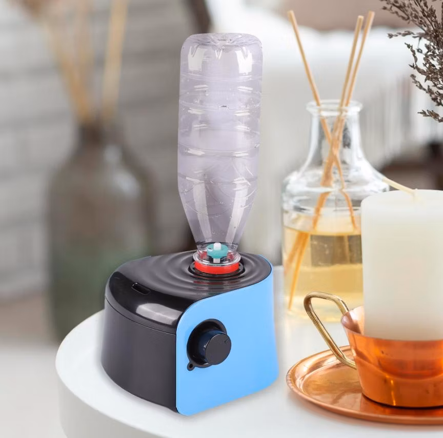 Portable Aroma Diffuser Mechanical Control Air Humidify Room Cool Mist Ultrasonic Humidifier for Skin Moisturize and Dry Eye