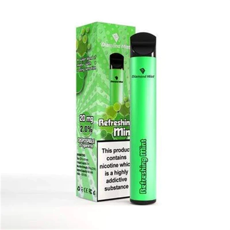 Popular Highest Diamond Mist Bar 2000puffs Rechargeable E Cigarettes Hot in Vietam Disposable Vaporizer
