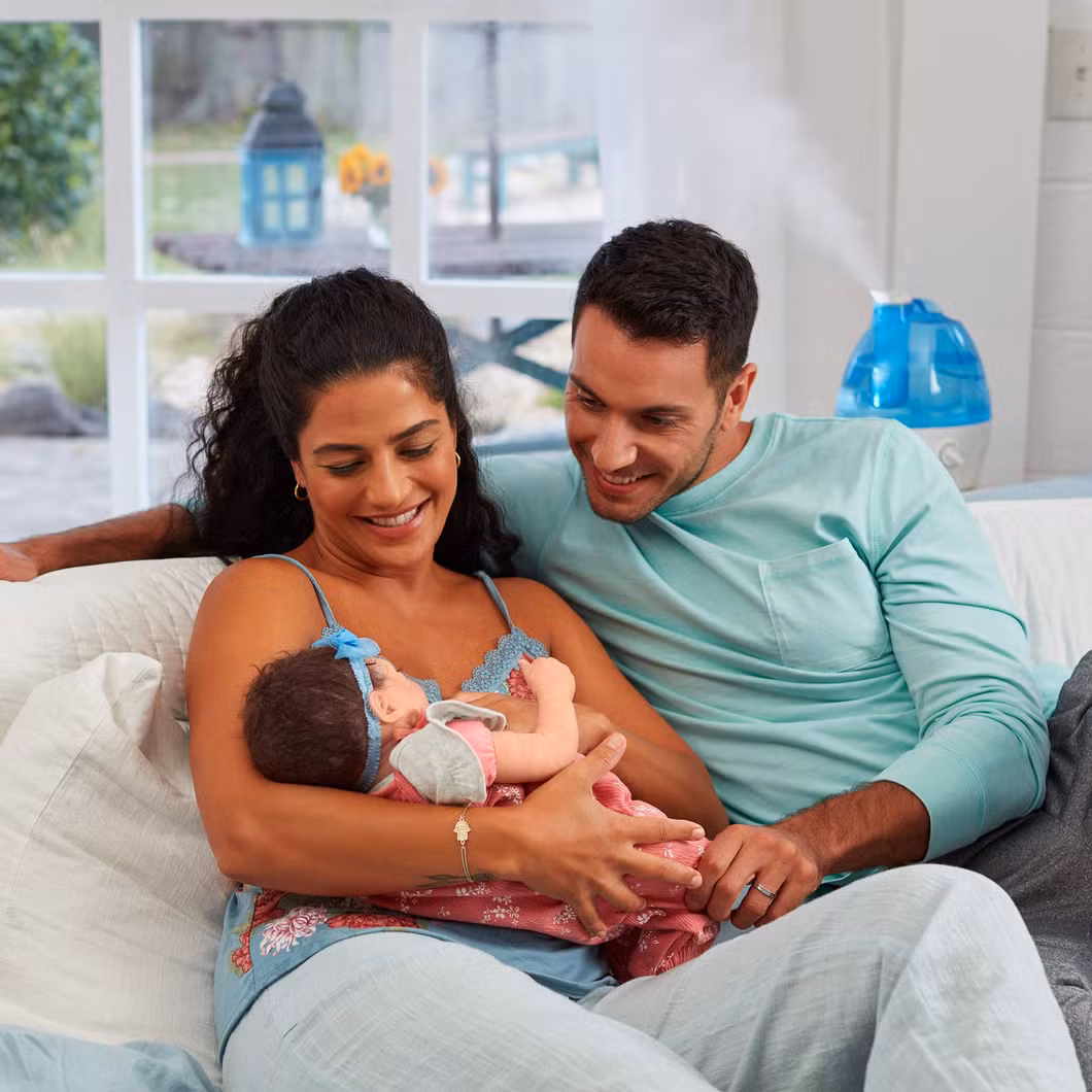 Large Capacity 2.2L, Ultrasonic Humidifiers for Babies Nursery Whole House
