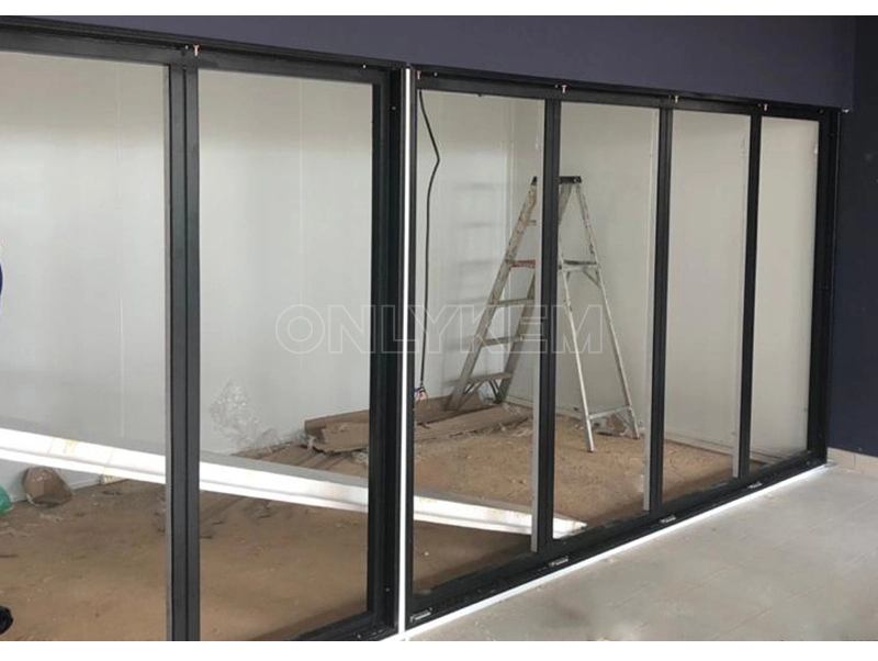 Display Walk in Cooler/ Freezer /Walk in Chiller/Cold Room with Glass Doors for Beer Cave Shop