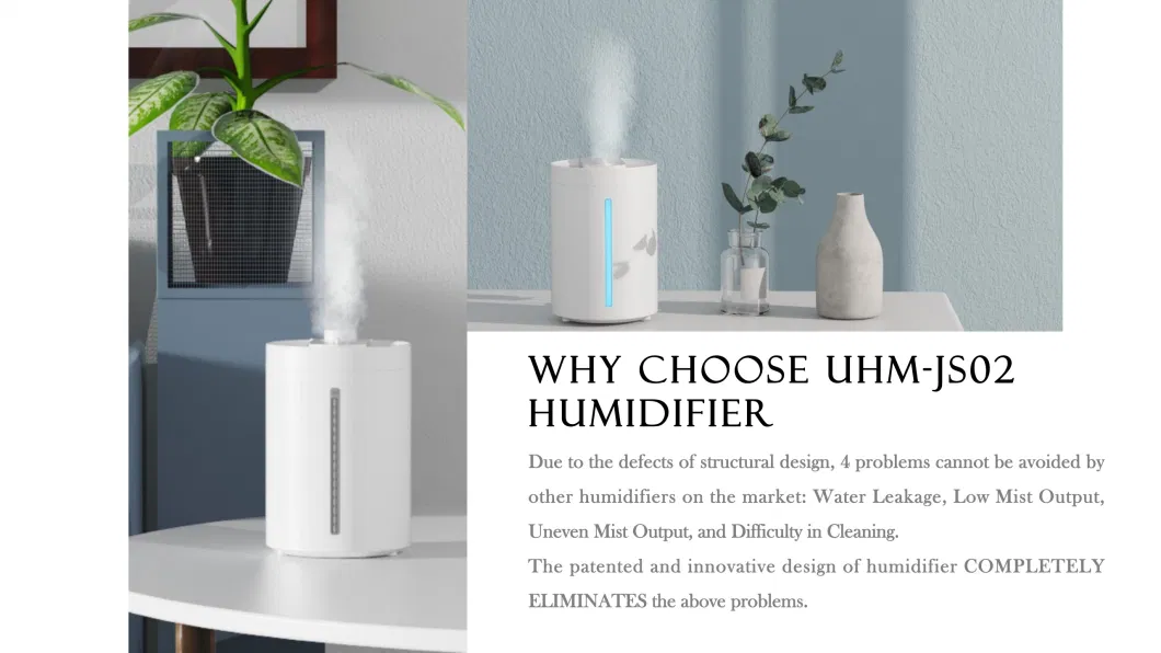 Cute Rabbit Mini USB Charging Colorful Night Light Air Ultrasonic Humidifier