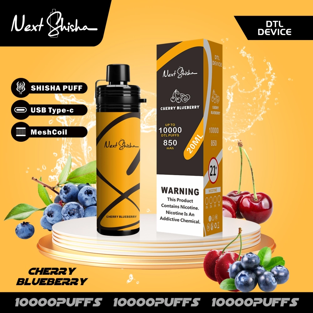 High Quality Next Shisha 10000 Puffs Crown Fakher Vaporizer Poco 10K electronic Cigarette 20ml Rechargeable Wape