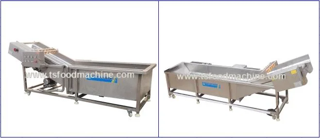 Food Company Use Vegetable Air Bubble Washing Machine and Fruit Washer