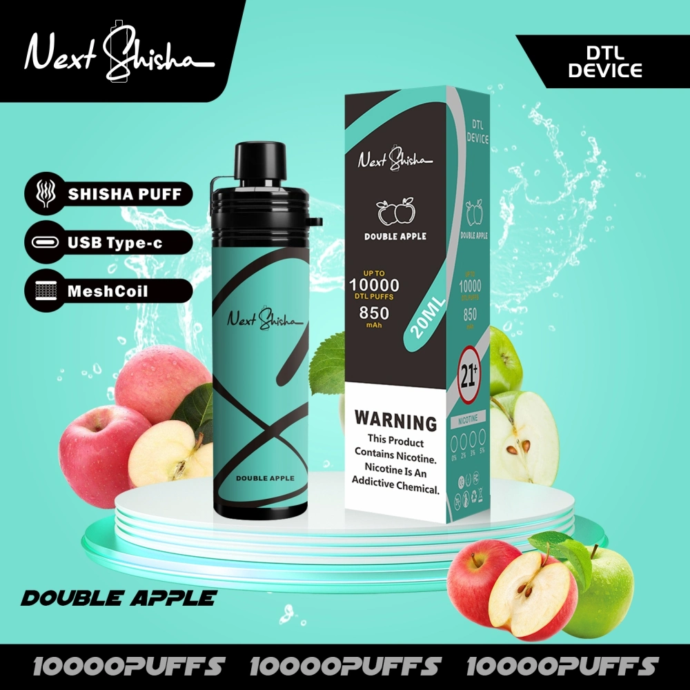 High Quality Next Shisha 10000 Puffs Crown Fakher Vaporizer Poco 10K electronic Cigarette 20ml Rechargeable Wape