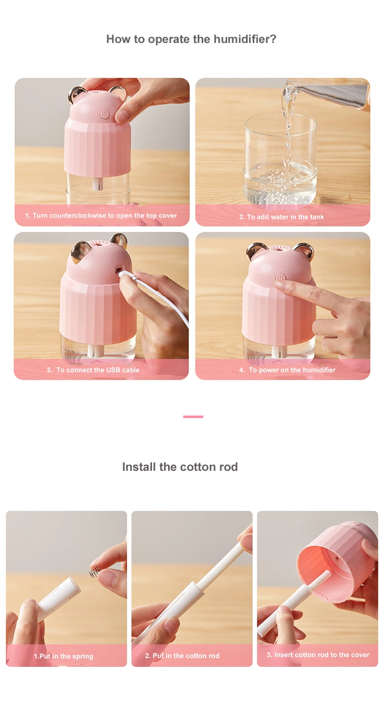 Hot Selling 300ml USB Essential Oil Diffuser Mini Car Humidifier