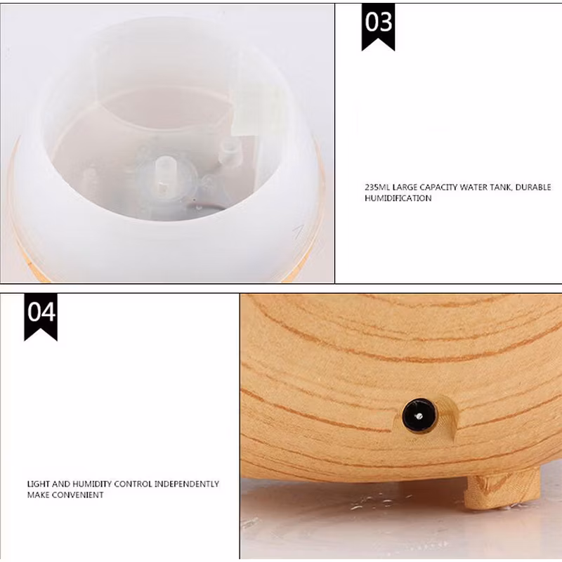 235ml Big Capacity USB Air Cleaning Kit Essential Oil Humidifier