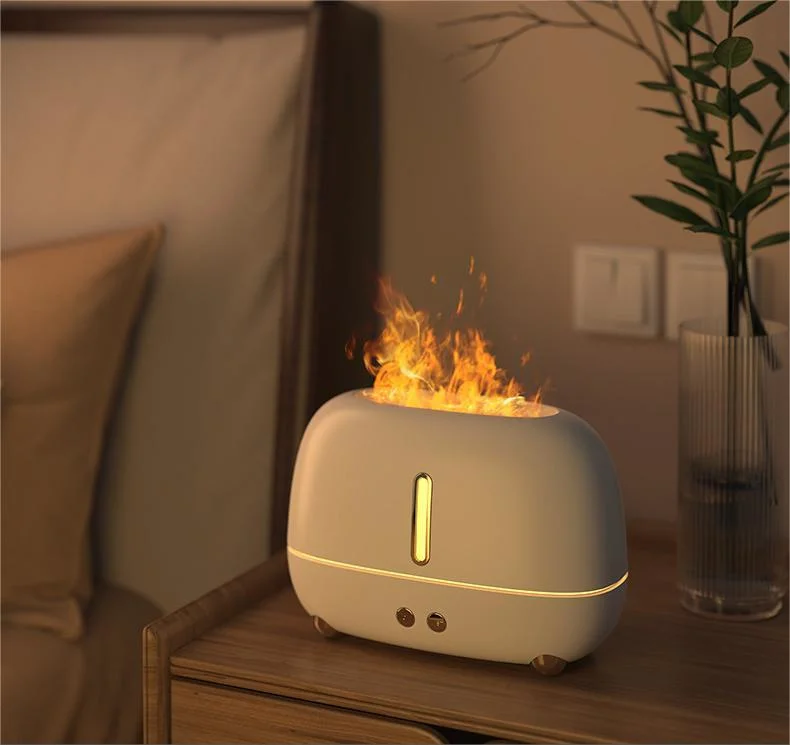 Factory Direct Sale Fire Flame Humidifier Aroma Diffuser 2022 Air Essential Oil Ultrasonic Humidifier