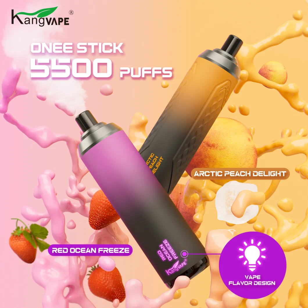 Hot Selling Wholesale 5500puffs Kangvape Tube Popular Design Vape Pen E-Cig