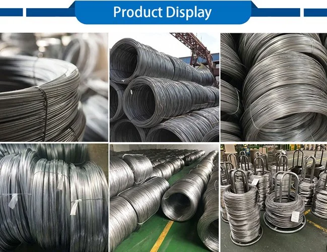 Cold Drawn Mattress Phosphated High-End Precision Spring Fog Surface Binding Stainless Steel Spring Wire