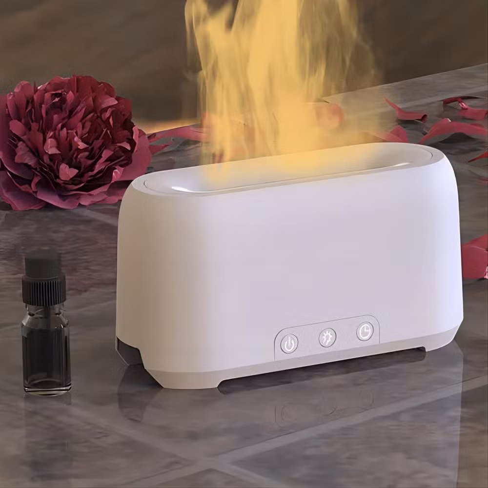 Factory Wholesale Flame Air Humidifier Cool Mist Ultrasonic Aroma Diffuser Mist Maker 200ml Mini Humidifier