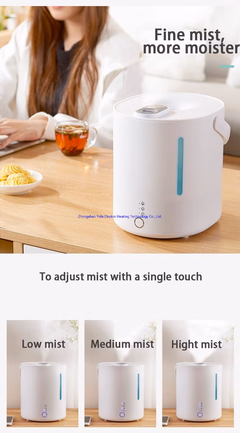 2022 New Design 2.8L Cool Mist H2O Humidifier Top Filling Home Humidifier Air Purifier Humidifier