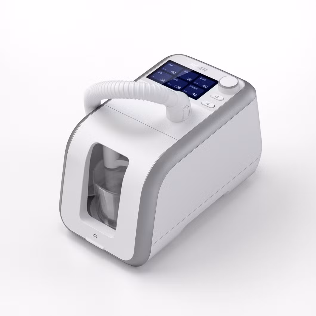CE ISO Approved Hfnc for Hospital High Flow Nasal Cannula High Flow Heated Respiratory Humidifier with Trolley