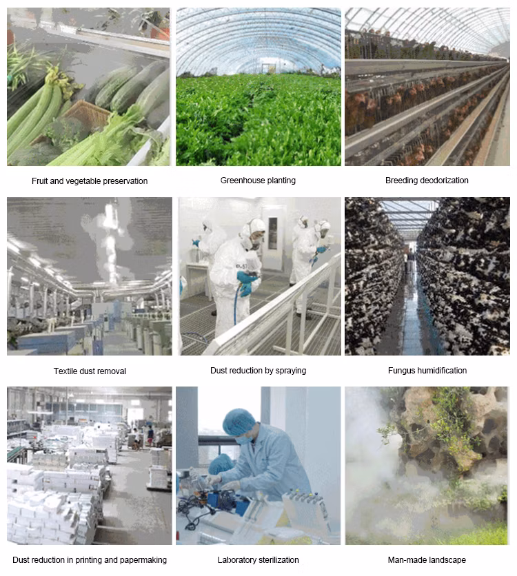 Industrial Commercial Dry Fog Humidifiers for Workshop Textile Mushroom Farming Dust-Free Room