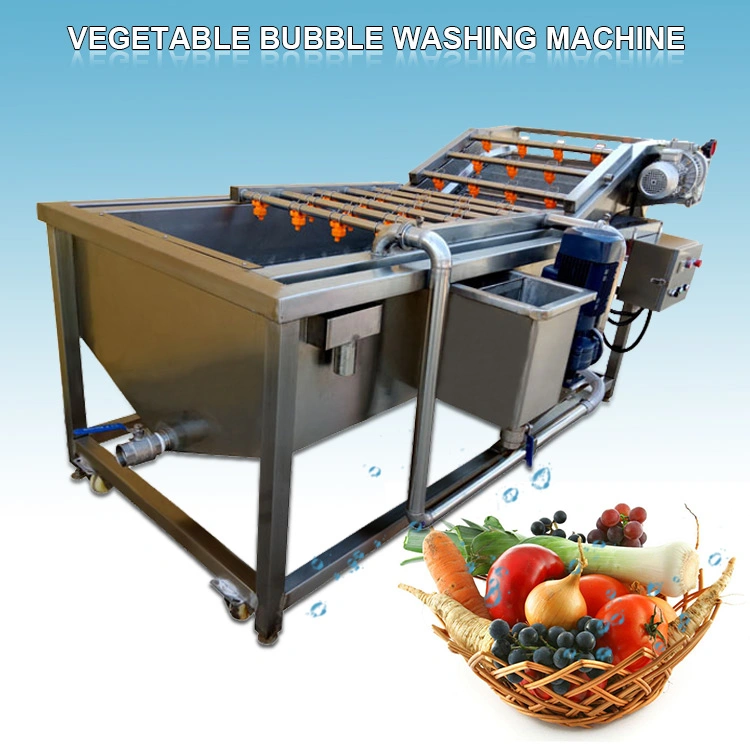Air Bubble Washing Machine Vegetable Fruit Cleaning Machine Automatic Bubble Washer