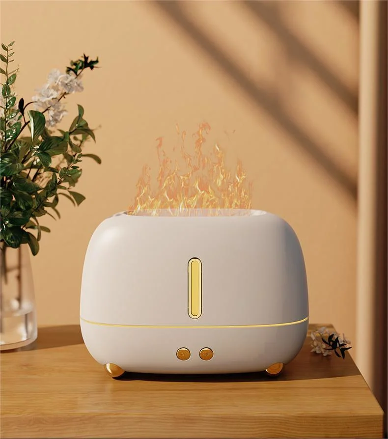 Factory Direct Sale Fire Flame Humidifier Aroma Diffuser 2022 Air Essential Oil Ultrasonic Humidifier