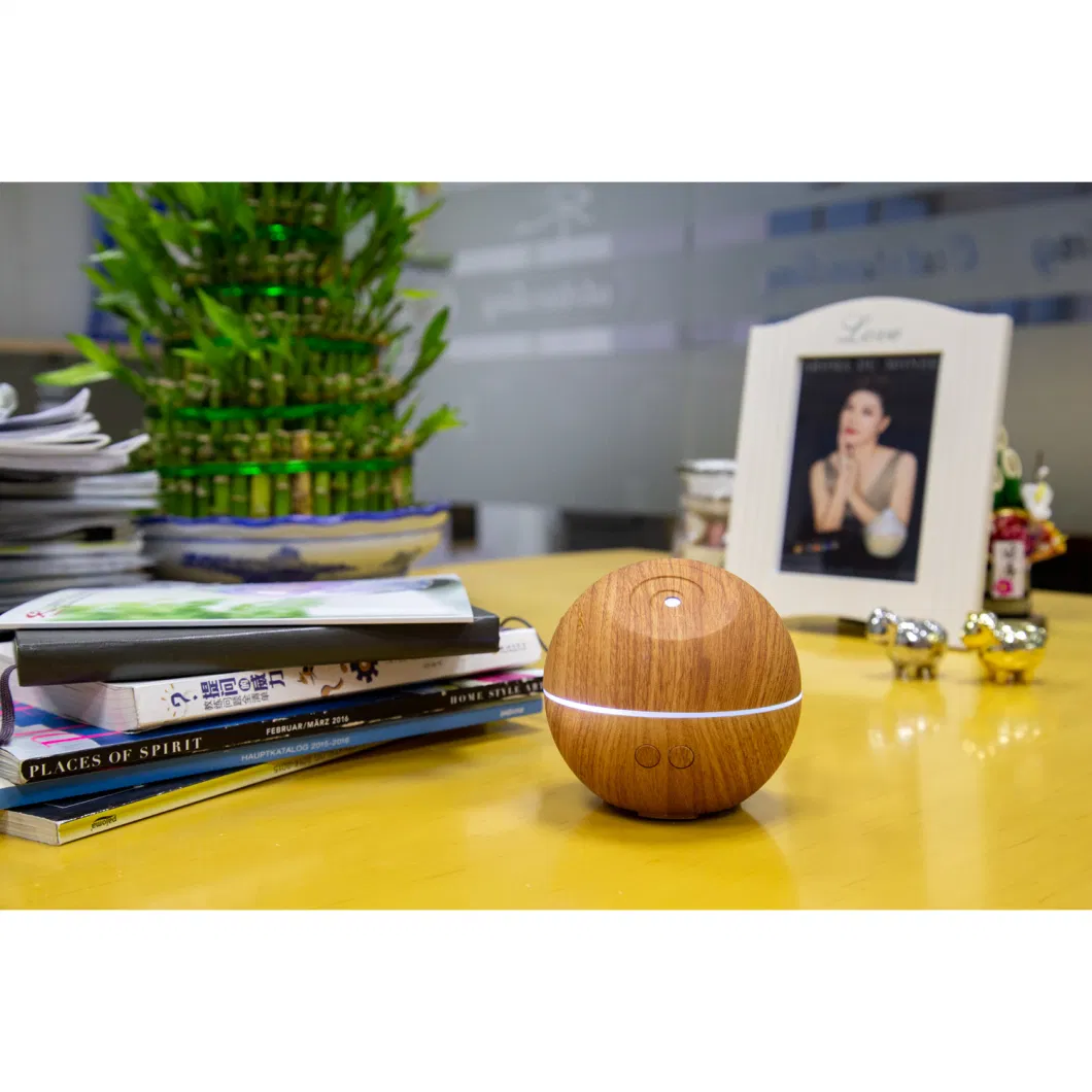 Mini Portable Wood Desktop Computer SPA Room Office Air Humidifier