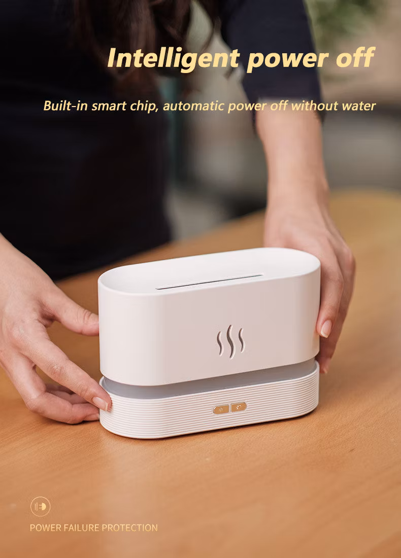 Hot Selling Flame Diffuser Air Humidifier USB Charge 3D Fire Flame Ultrasonic Cool Mist Essential Oil Flame Aroma Diffuser