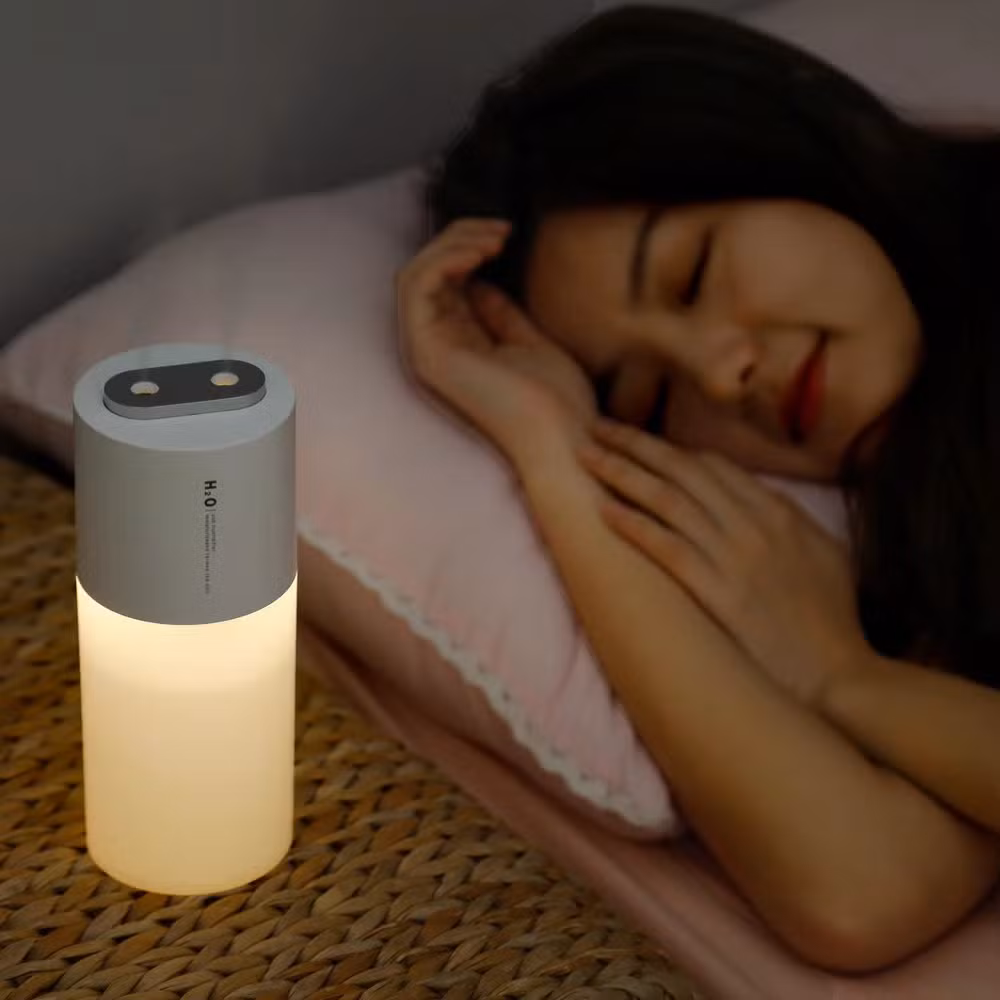 USB Battery Mini Personal Double Spray Diffuser Air Humidifier for Home Office Car Travel