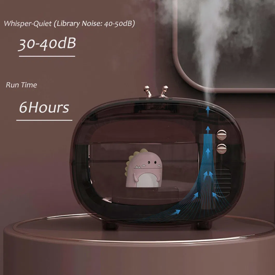 Cute Custom Logo Bedroom Cute Cool Mist LED Nightlight Mini Humidifier
