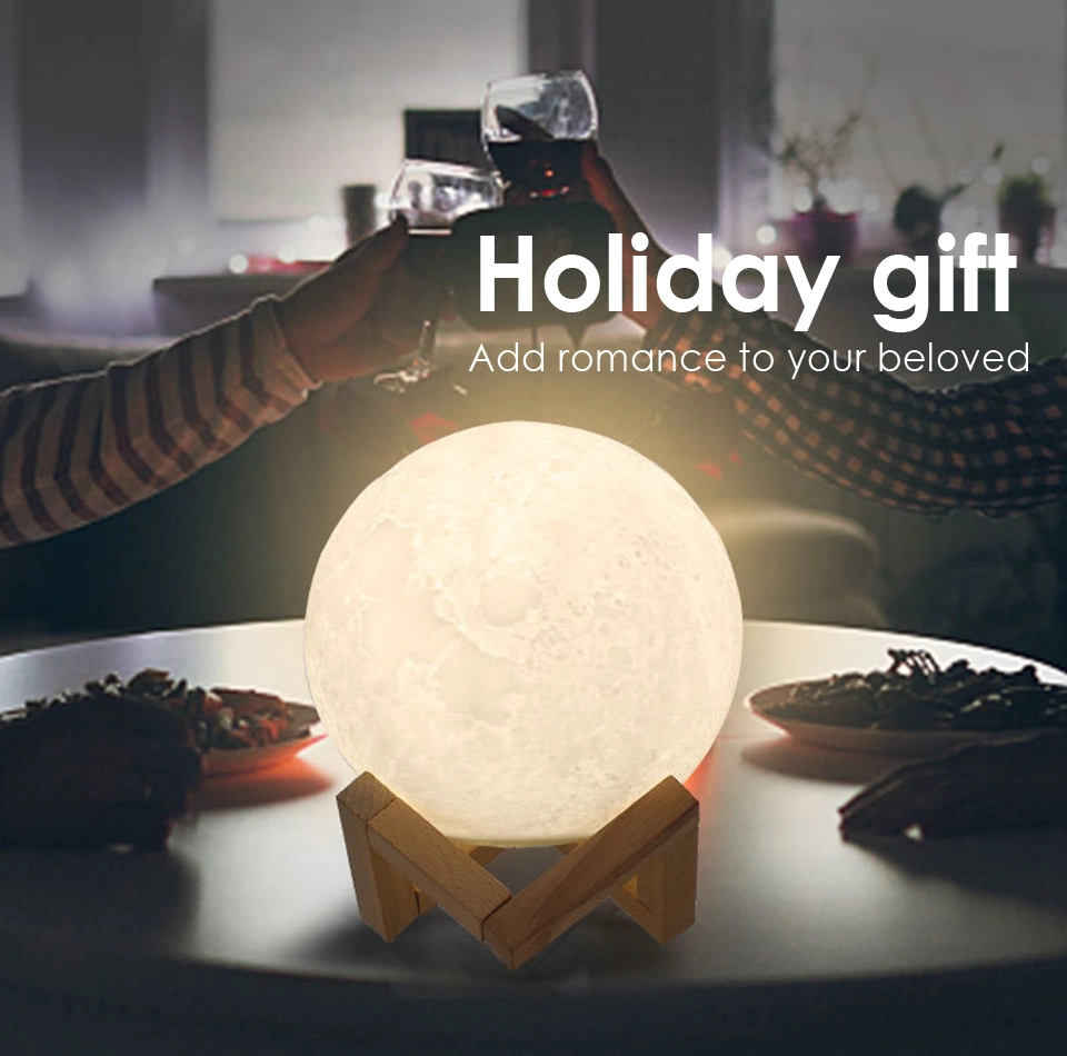 Aromatherapy Essential Oil Water Light Diffuser USB Mini Purifier Waterless Moon Humidifier