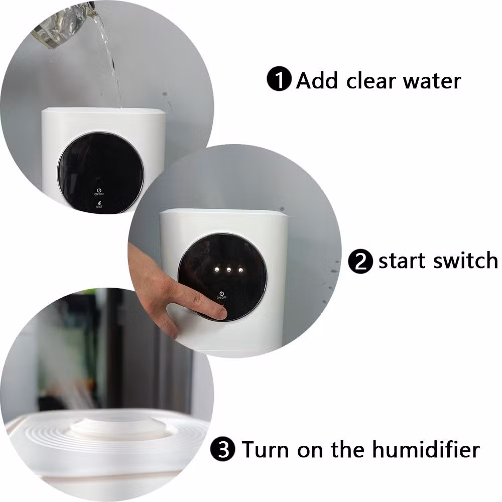 9.0L Large Space Huge Capacity Room Floor Standing Strong Humificador Ultrasonic Fog Air Humidifiers for Plants