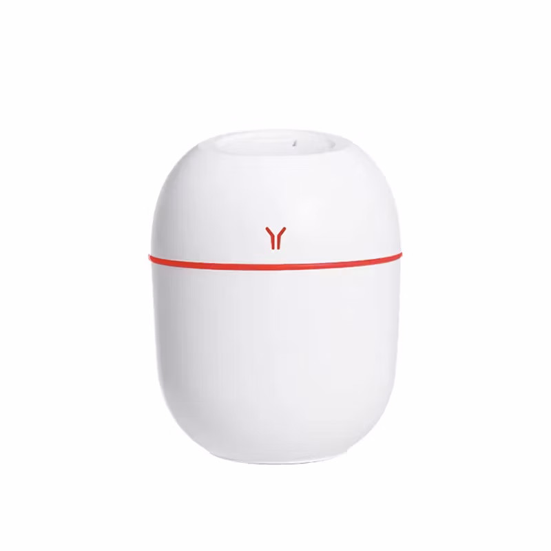 Portable Colorful LED Light Mini 250ml H2O Spray Mist Leaf Humidifier Car USB Cool Mist Air Humidifier