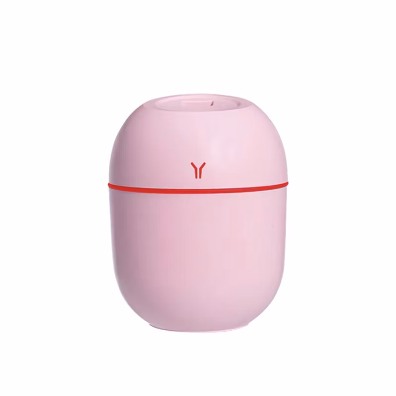 Portable Colorful LED Light Mini 250ml H2O Spray Mist Leaf Humidifier Car USB Cool Mist Air Humidifier