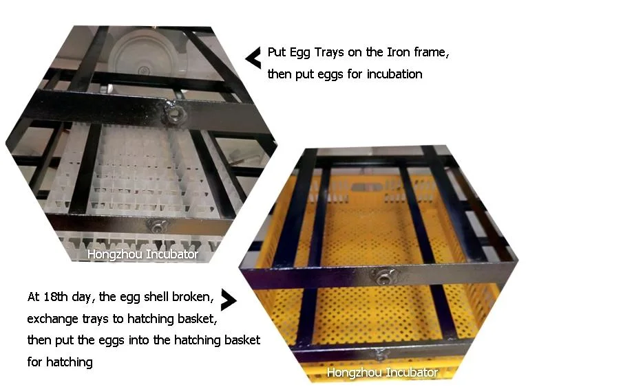 Commercial Large Farm Quail Gooser Peacock Eggs Poultry Incubator with Automatic Turner