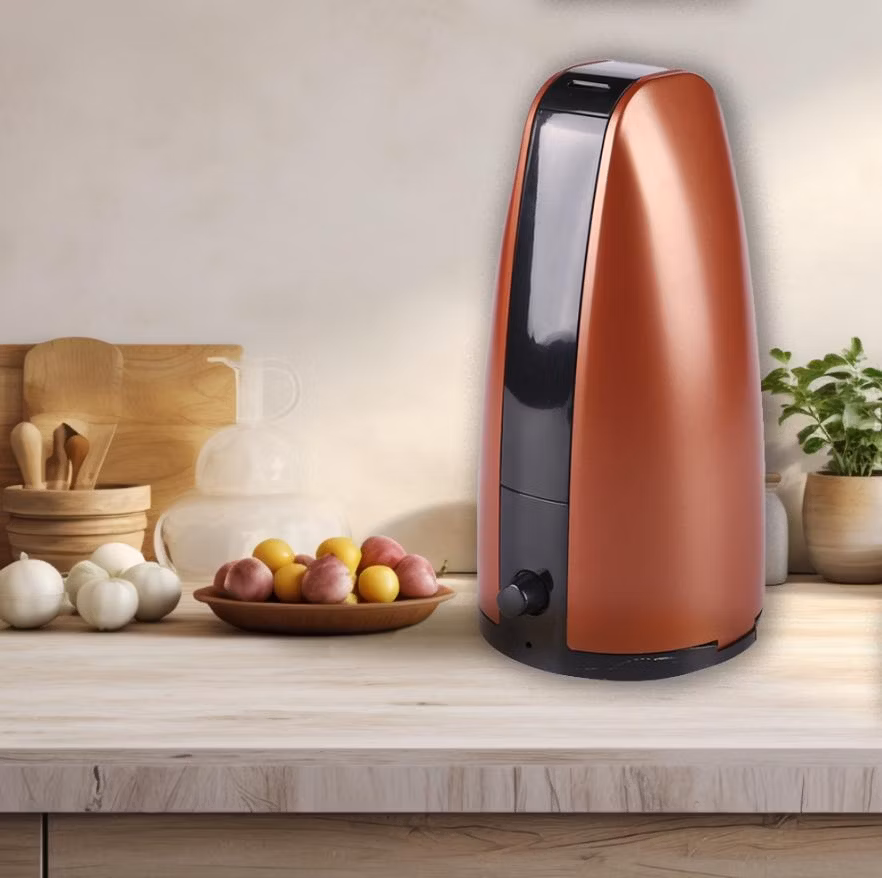 1L Mini Rose Gold Ultrasonic Humidifier for Living Room