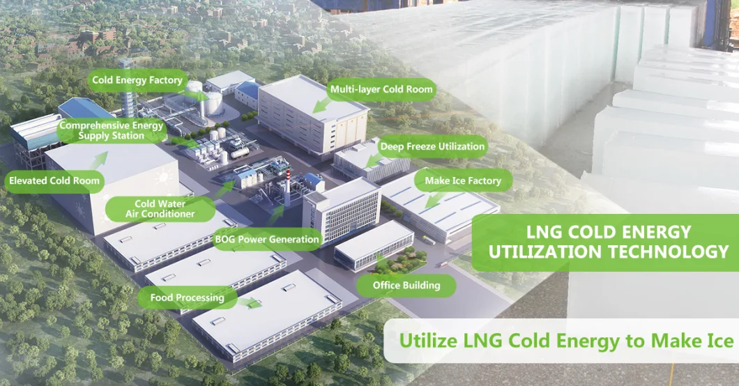 Ice Block Machine Evaporator for LNG Station to Make Ice by Utilizing The LNG Cold Energy