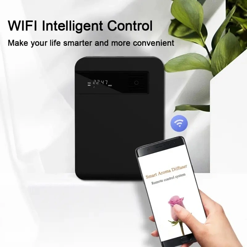 New Design Wall Diffuser Fragrance Home Hotel Air Refreshing Waterless Oil Diffuser WiFi