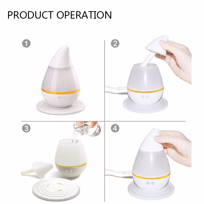 Ultrasonic 7 Colorful LED Lights Cool Mist Humidifier