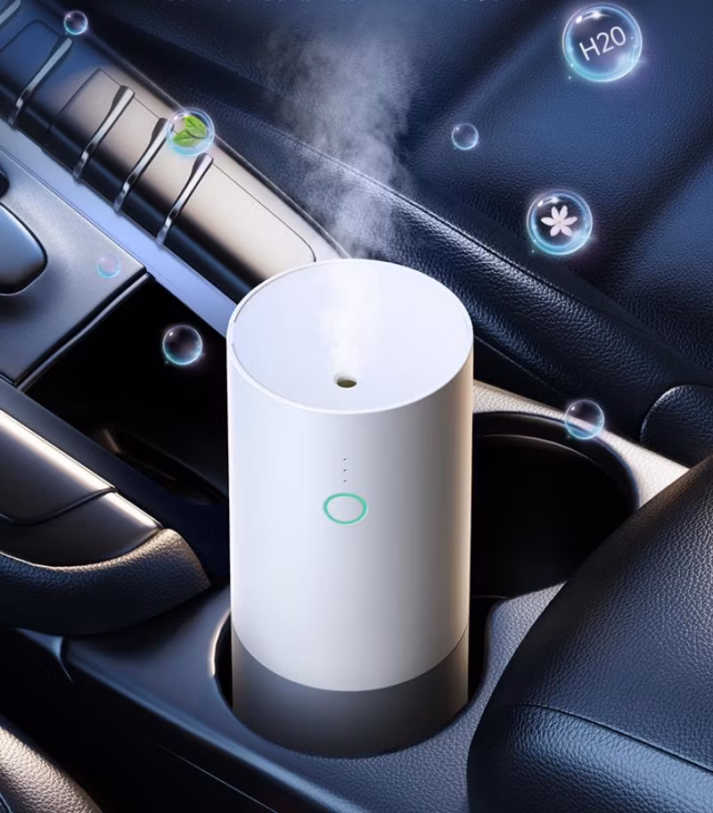 Portable USB Mini 7 Color LED Light H2O Aroma Diffuser Ultrasonic Air Humidifier for Car Bedroom
