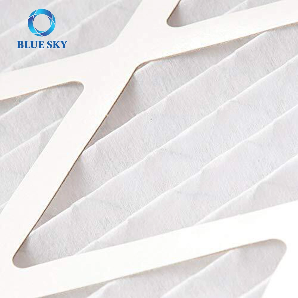 Factory Price 12X20X1 14X14X1 20X20X1 Merv 8 11 13 14 16 F6 F7 Cardboard Frame Pleated AC Furnace Air Filter for HVAC Systems