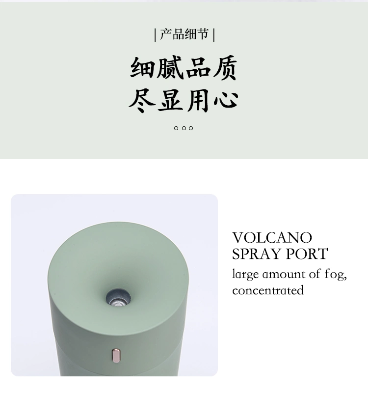 Top Selling LED Light Cool Mist Car Portable USB Diffuser Aroma Humidifier