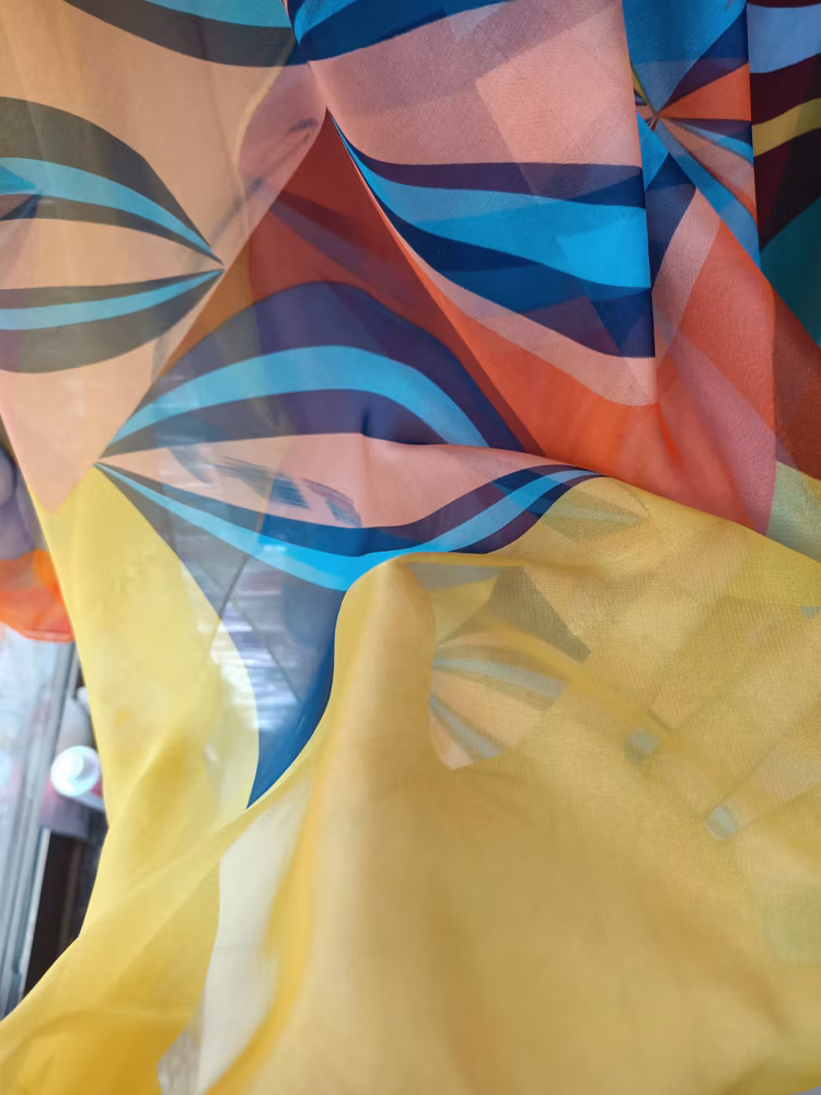 New Coming Supplier Wholesale Thin Voile Fabric Print Floral Wraps