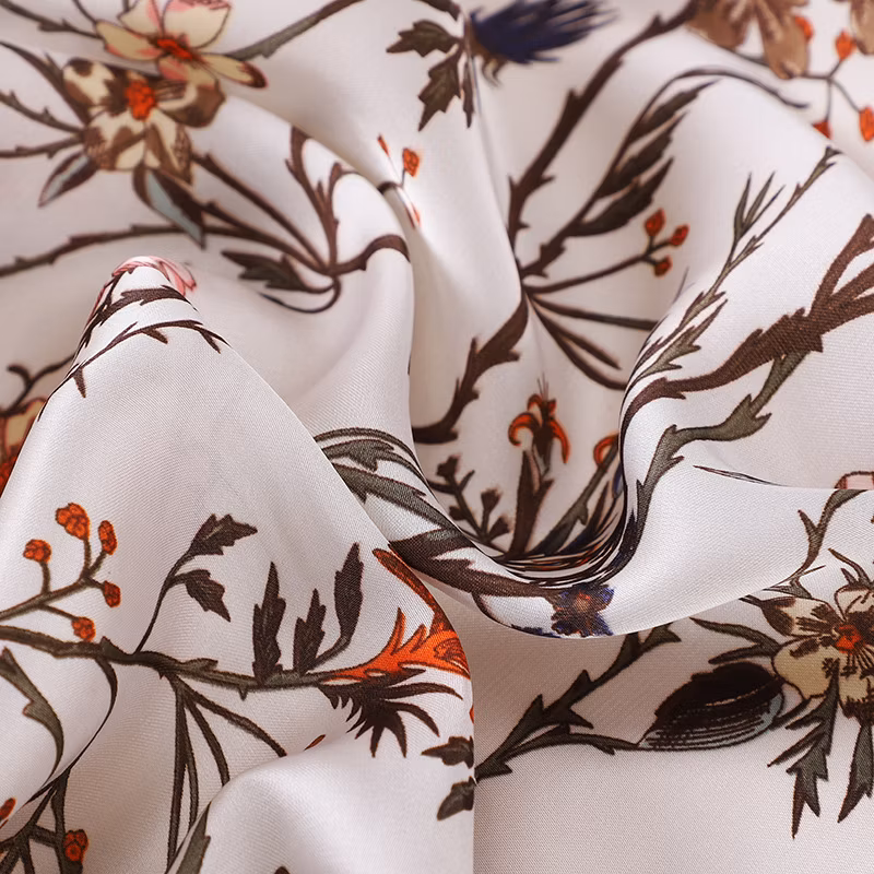 Women Silk Square Chiffon Hairband Polyester Lady Scarf