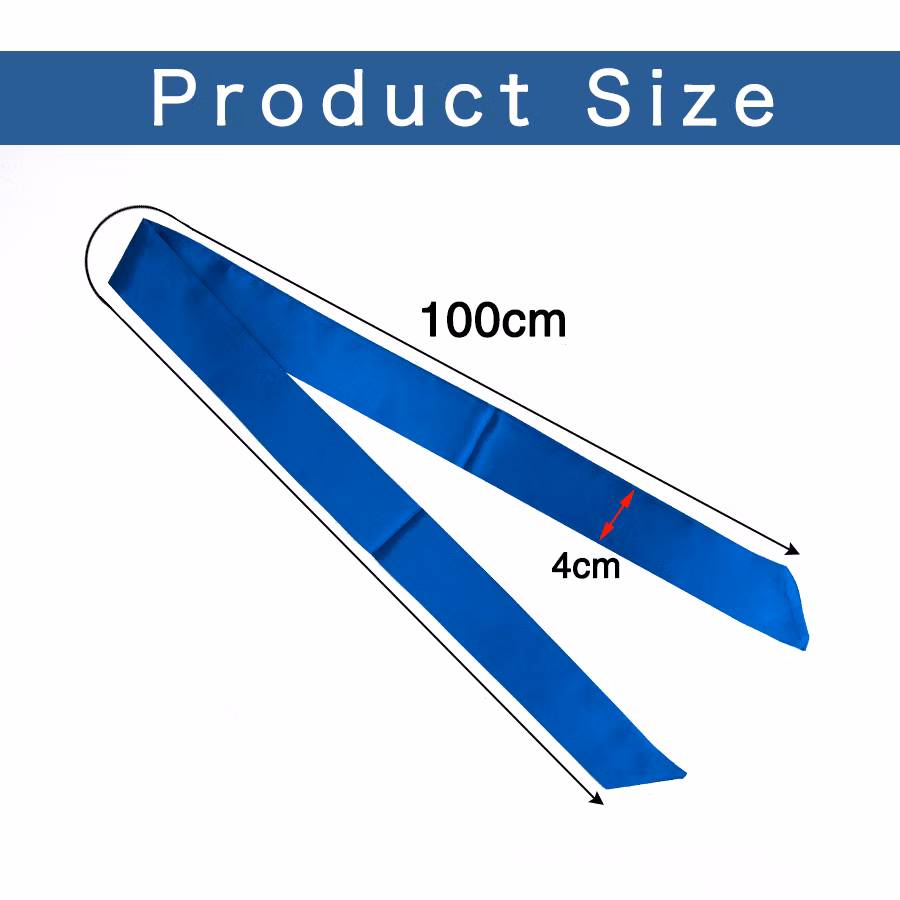 Fashion Edge Scarf Head Wear Frontal Wraps Ponytail Scarf Headband Hair Bands Silk Scarves Hair Accessories Custom Logo