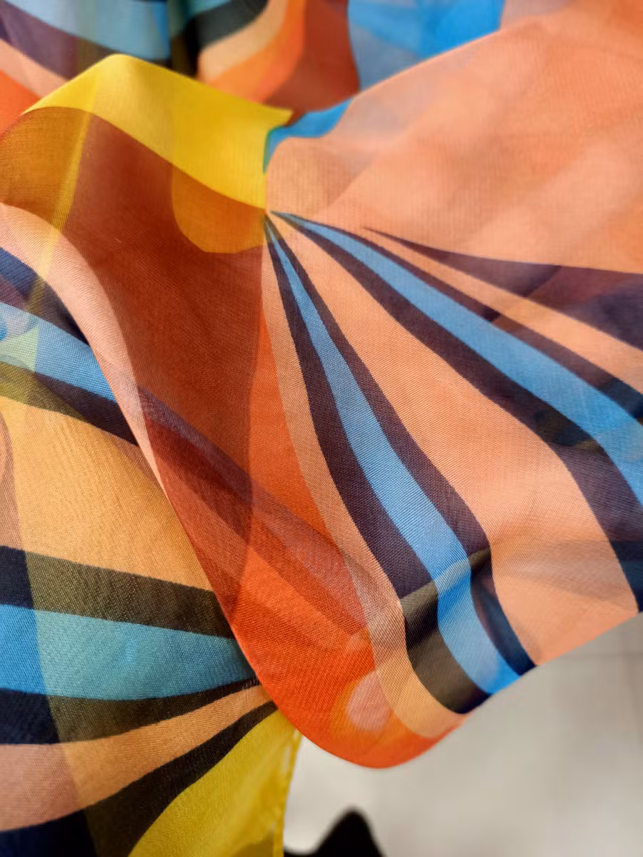 New Coming Supplier Wholesale Thin Voile Fabric Print Floral Wraps