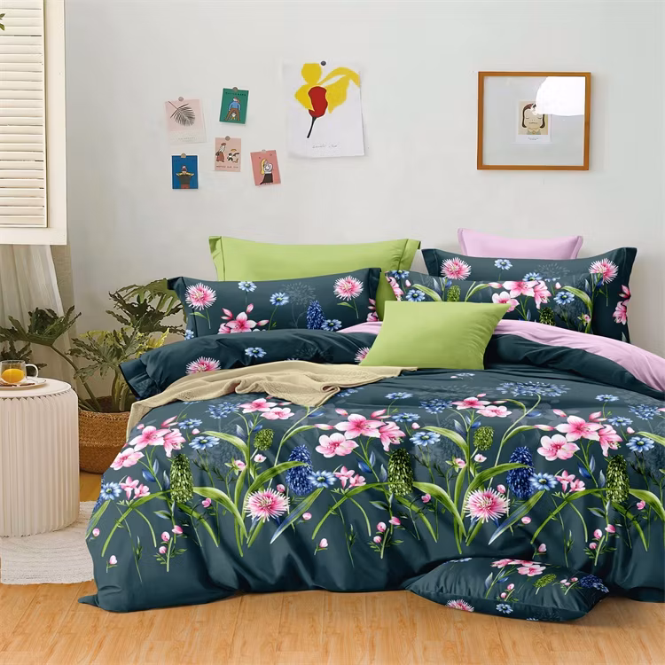 Microfiber Fabric in Roll Printing Bedding Luxury Home Fabric Textile