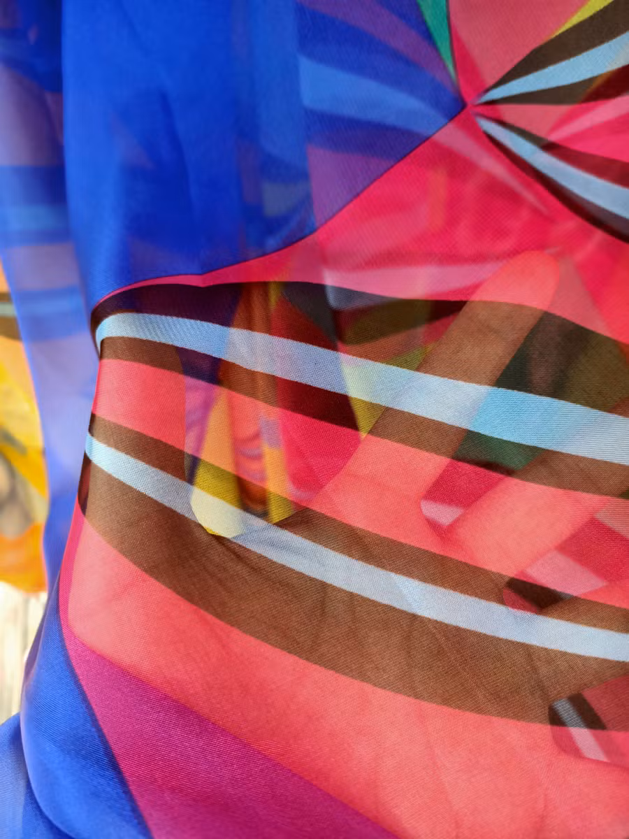 New Coming Supplier Wholesale Thin Voile Fabric Print Floral Wraps