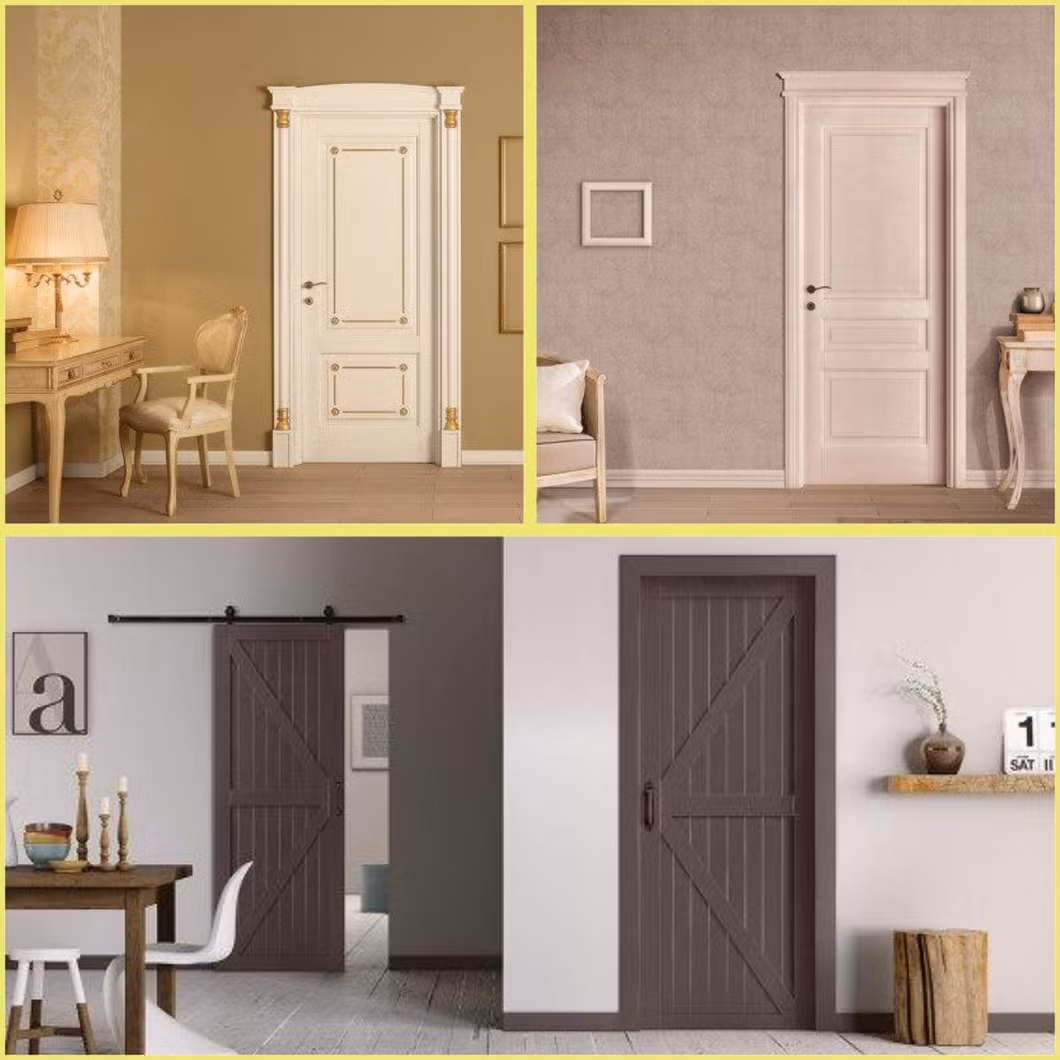 Prima Latest Design Modern Commercial Frameless Interior Flush Concealed Invisible Wood Room Hidden Secret Door Hidden