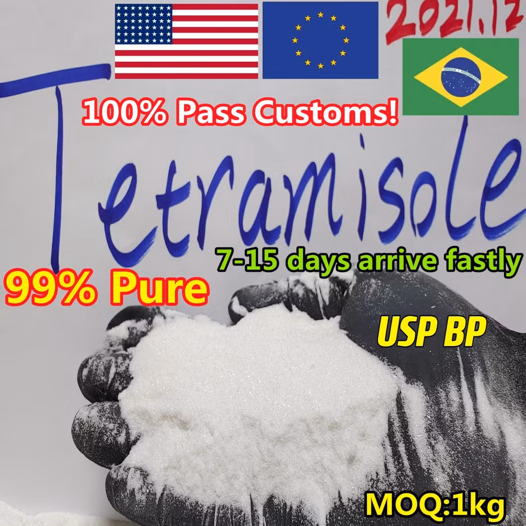 USA Espana Europe 100% Safe Through Customs, 99% Pure Powder Tetramisole HCl Tetramisola Hydrochlorida Em Po Tetramisol Hydrochloride Polvo CAS 5086-74-8