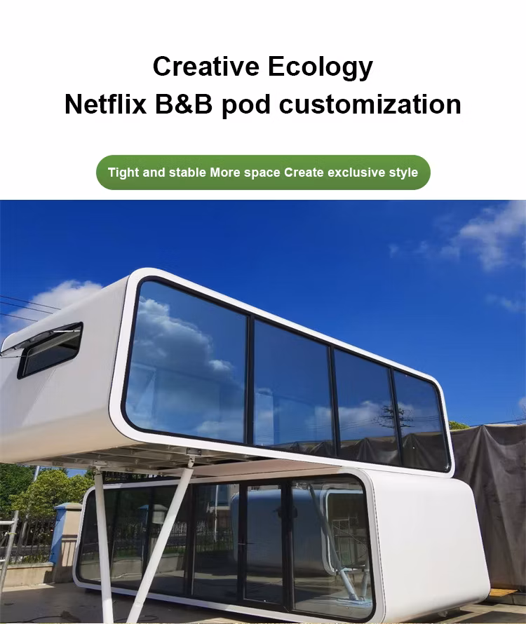 Innovative Design of Miniature Apple Pods, Luxurious Outdoor Leisure Residences