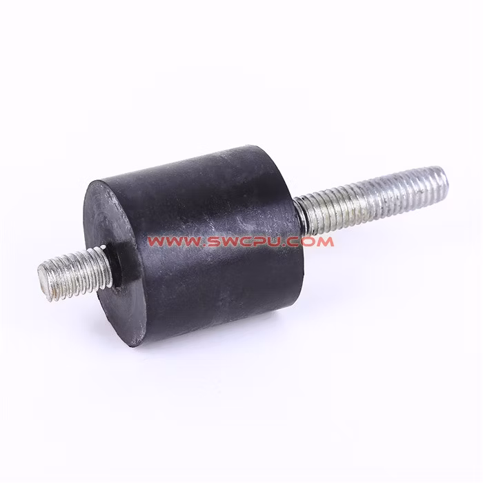 Vulcanized Rubber Silicone Part Custom Rubber Bonded to Metal Bumper