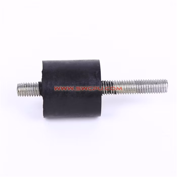 Vulcanized Rubber Silicone Part Custom Rubber Bonded to Metal Bumper