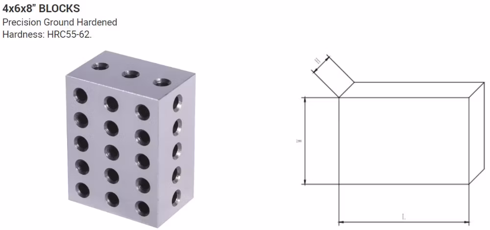 Mechanical Tool Precision Parallel Block for Milling Machine Vise