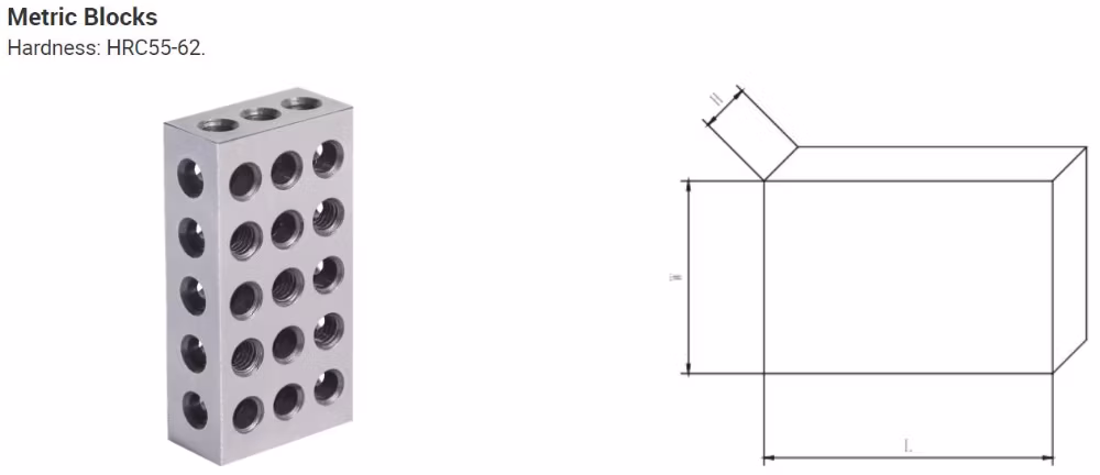 Mechanical Tool Precision Parallel Block for Milling Machine Vise